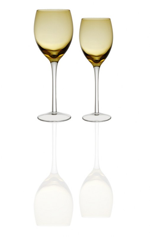 Σετ Ποτήρια Κρασιού 6τμχ Γυάλινα Irid Amber 270ml CRYSPO TRIO 52.014.54 (Υλικό: Γυαλί, Χρώμα: Κίτρινο ) - CRYSPO TRIO - 52.014.54